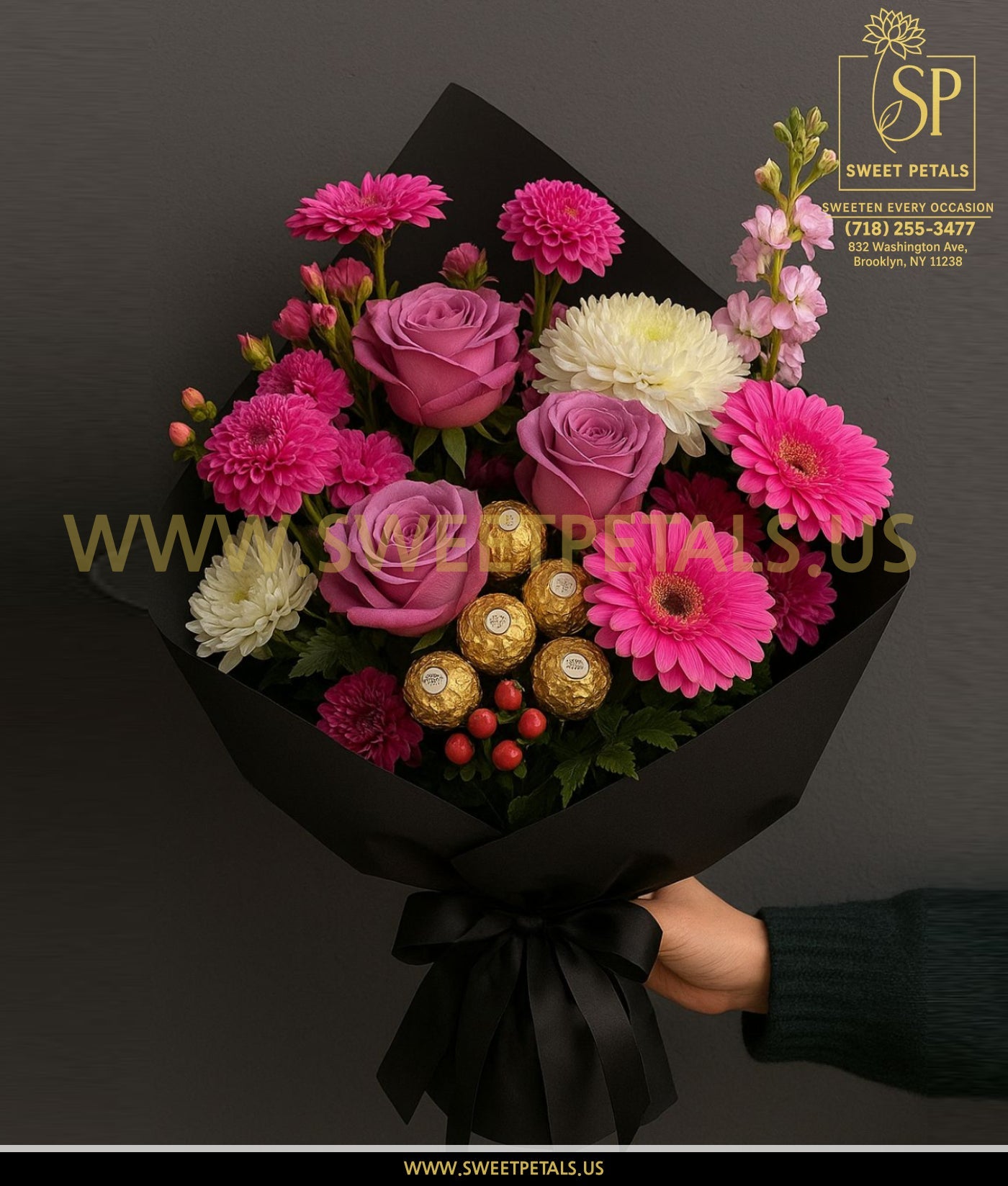 Chocolate Bloom Elegance