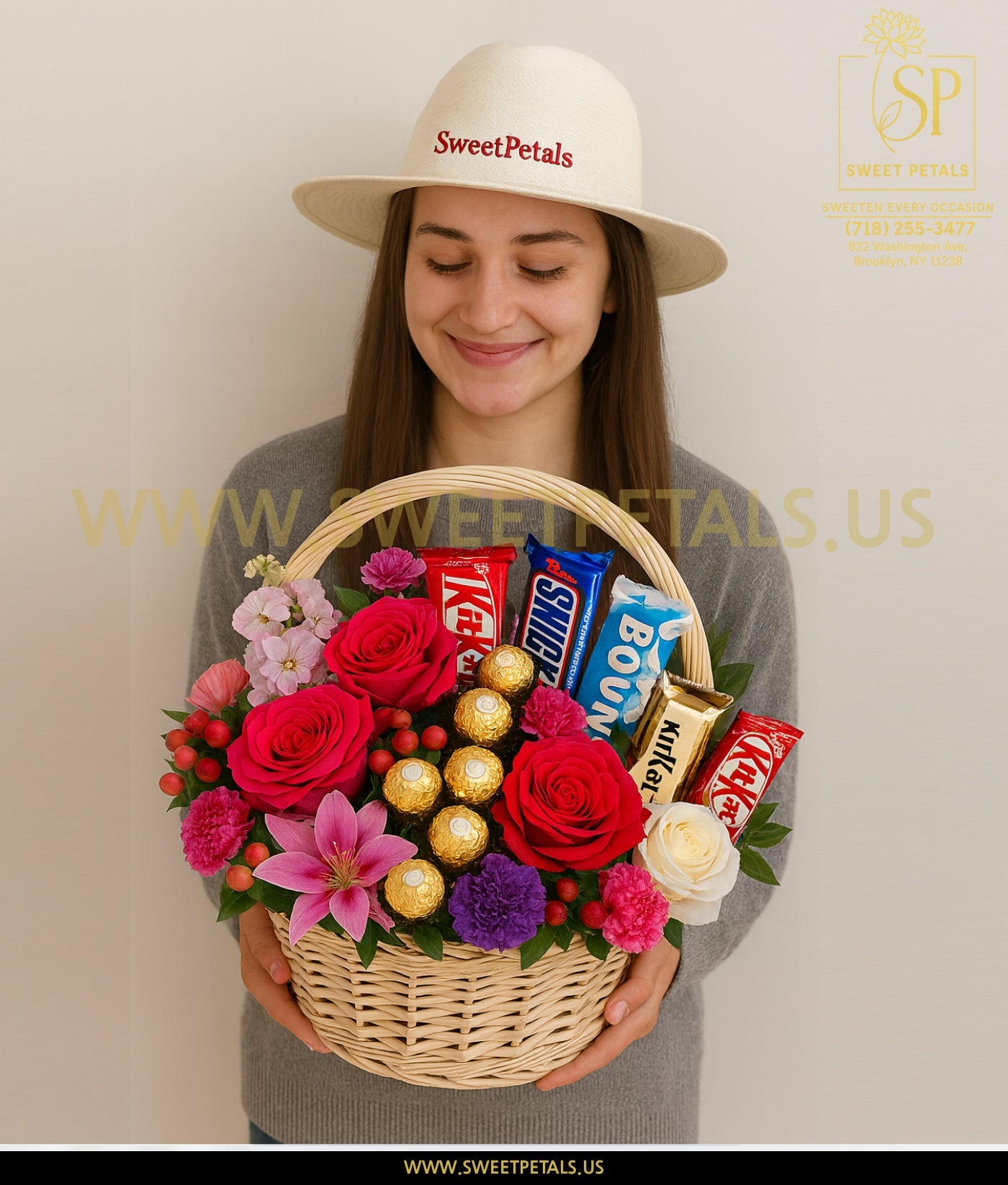 Raspberry ChocoBloom Basket