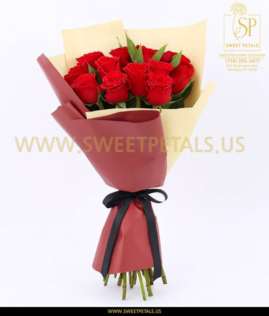 Beauty 21 Red Roses Bouquet