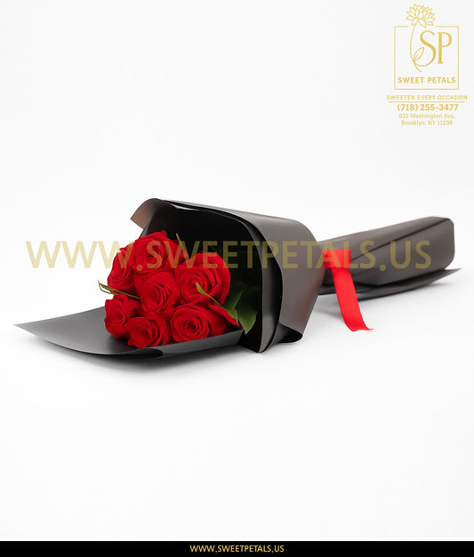 Beauty 7 Red Roses Bouquet