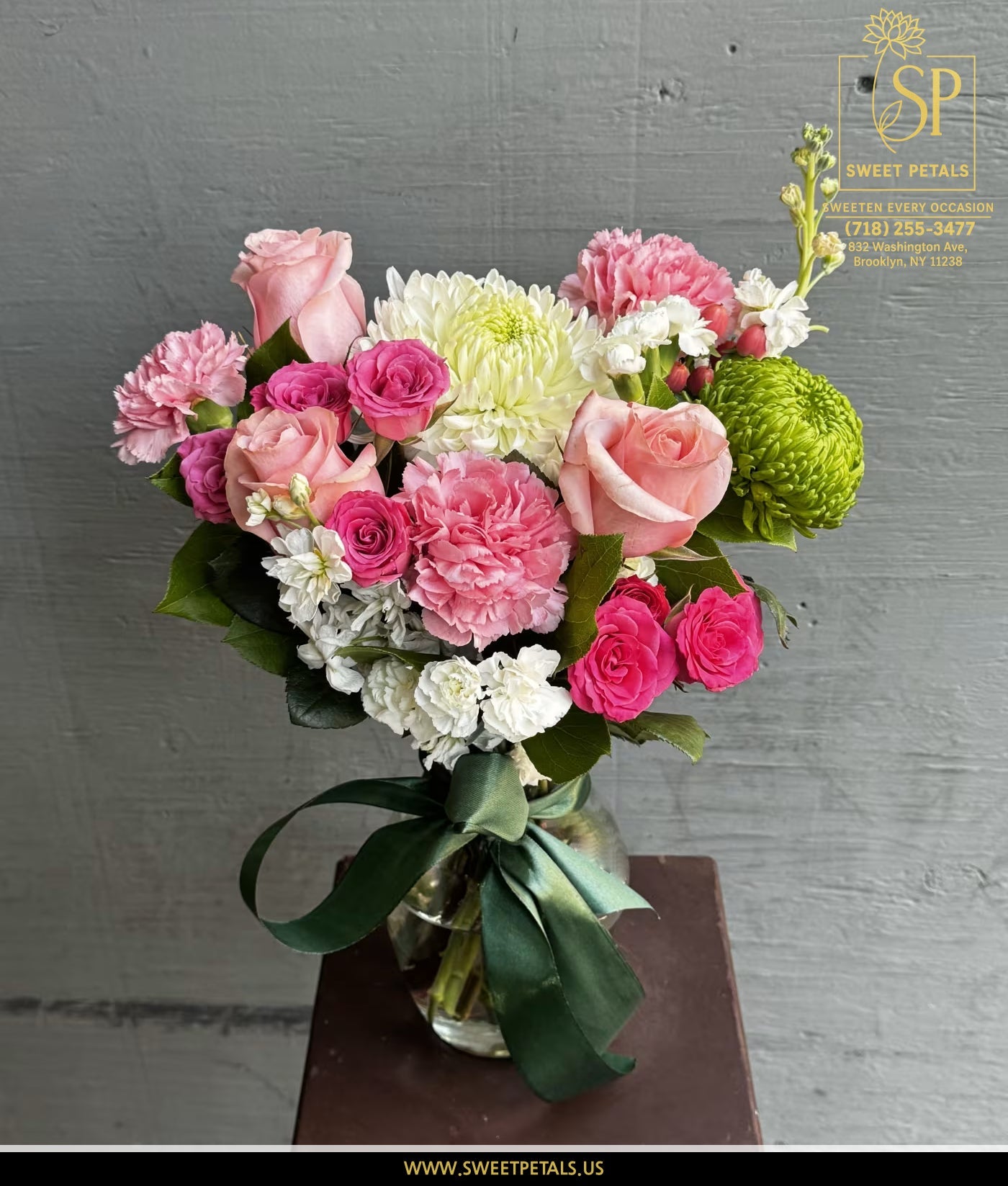 Blush Vase By SweetPetals