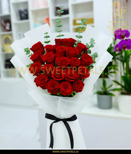 20 Red Roses Bouquet