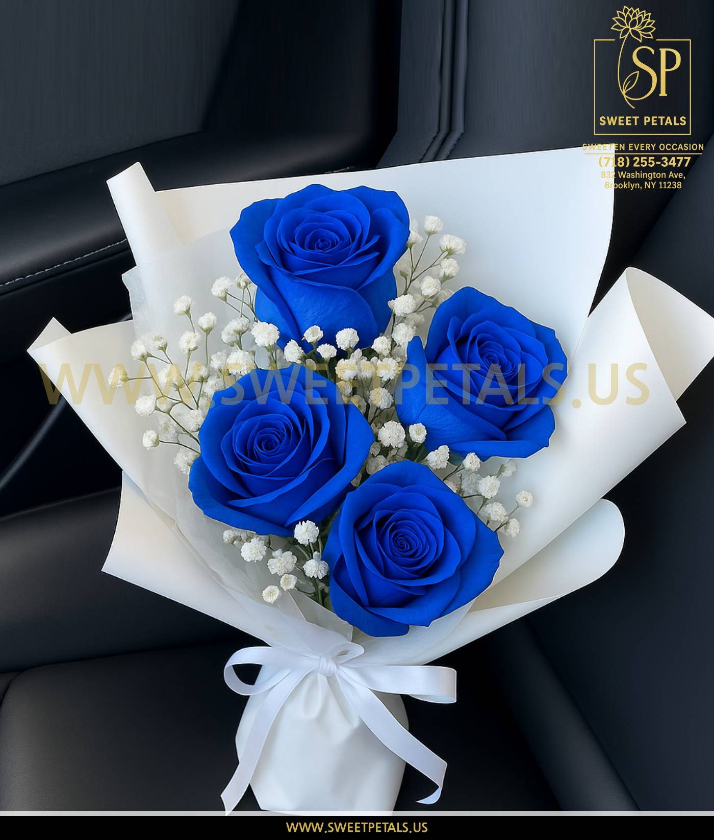 Royal Blue Charm Bouquet