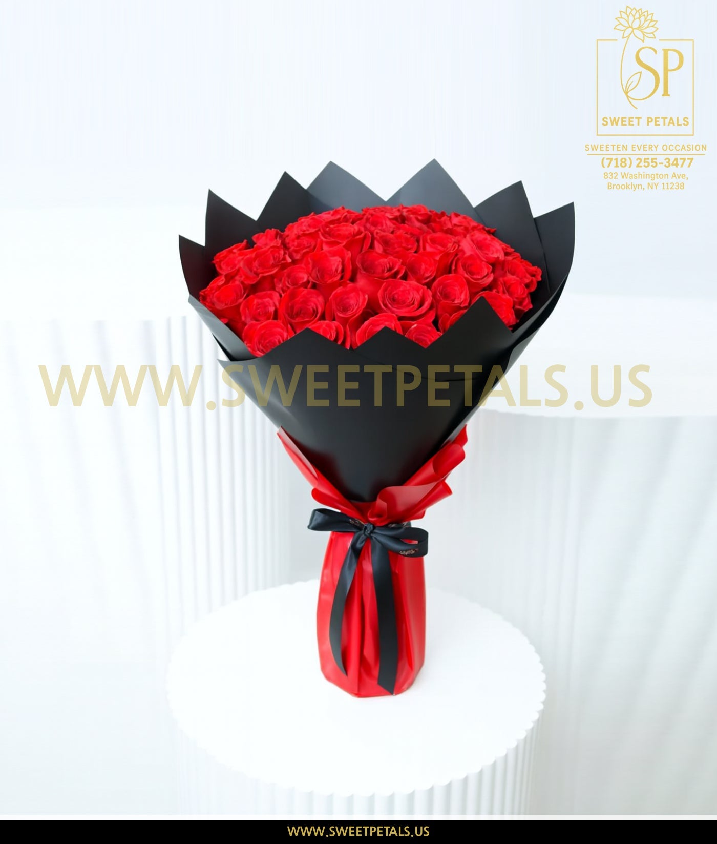 With Love 51 Red Roses Bouquet