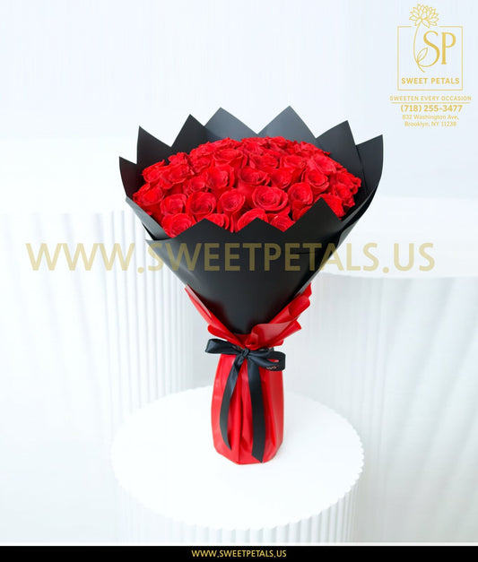 With Love 51 Red Roses Bouquet